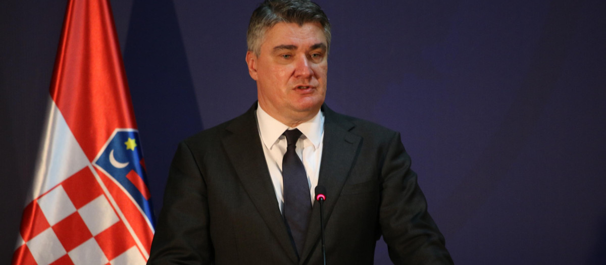 El presidente de Croacia, Zoran Milanovic