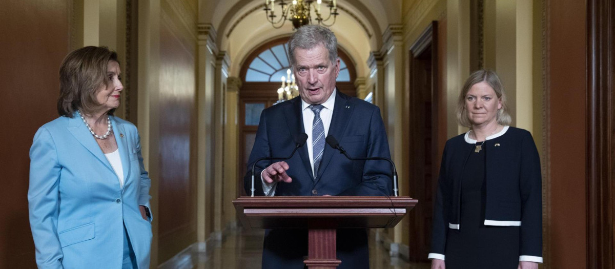 El presidente de Finlandia, Sauli Niinisto, ha visitado esta semana Estados Unidos junto a la primera ministra de Suecia