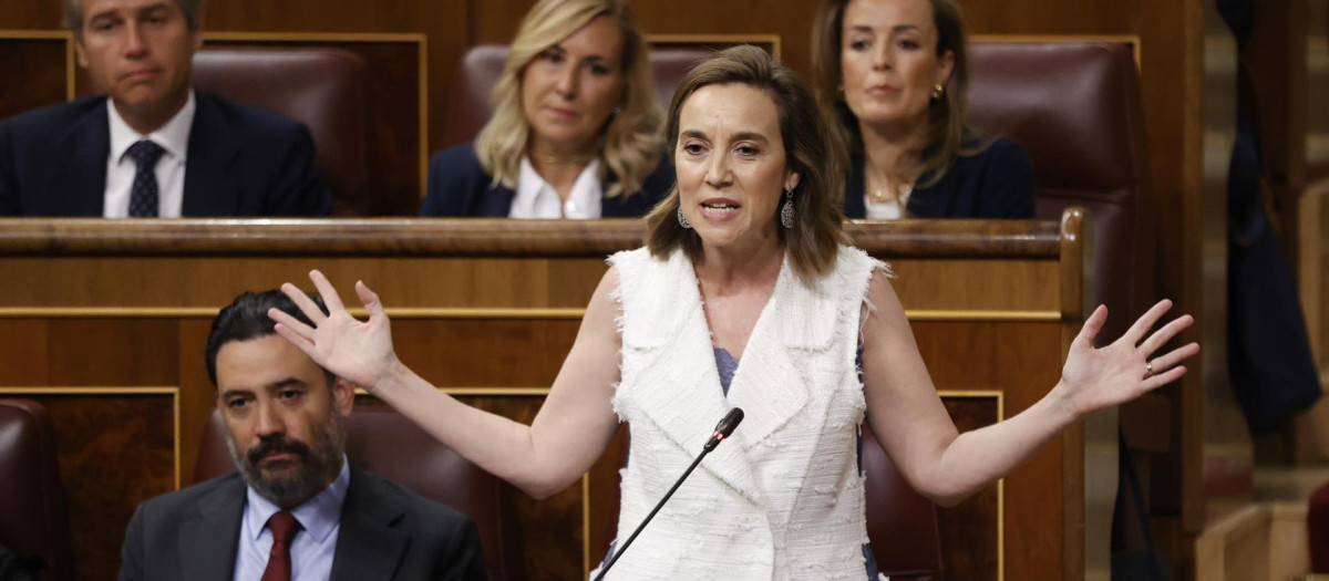 Cuca Gamarra en el Congreso de los Diputados