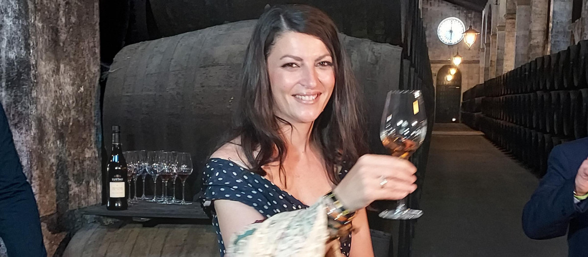 Macarena Olona en un acto en Jerez de la Frontera