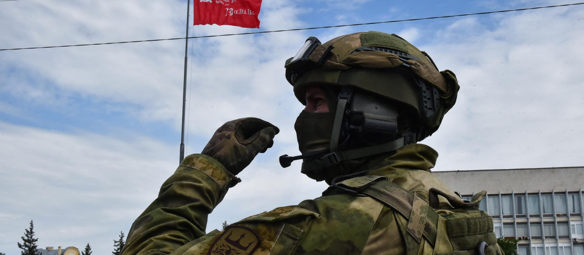 Jersón Ucrania soldado ruso