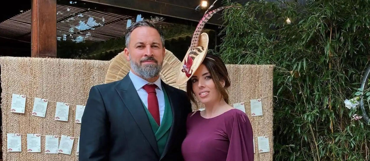 Santiago Abascal y Lidia Bedman en una imagen de sus redes sociales