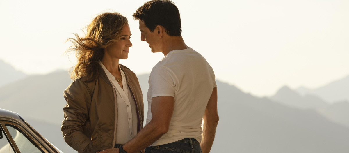 Jennifer Connelly y Tom Cruise, en una escena de Top Gun: Maverick, ya en los cines