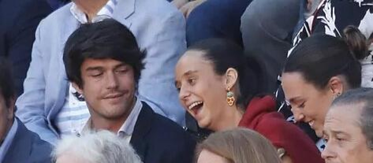 Victoria Federica y Miguel Jiménez Pimentel, en la Plaza de Toros de Las Ventas