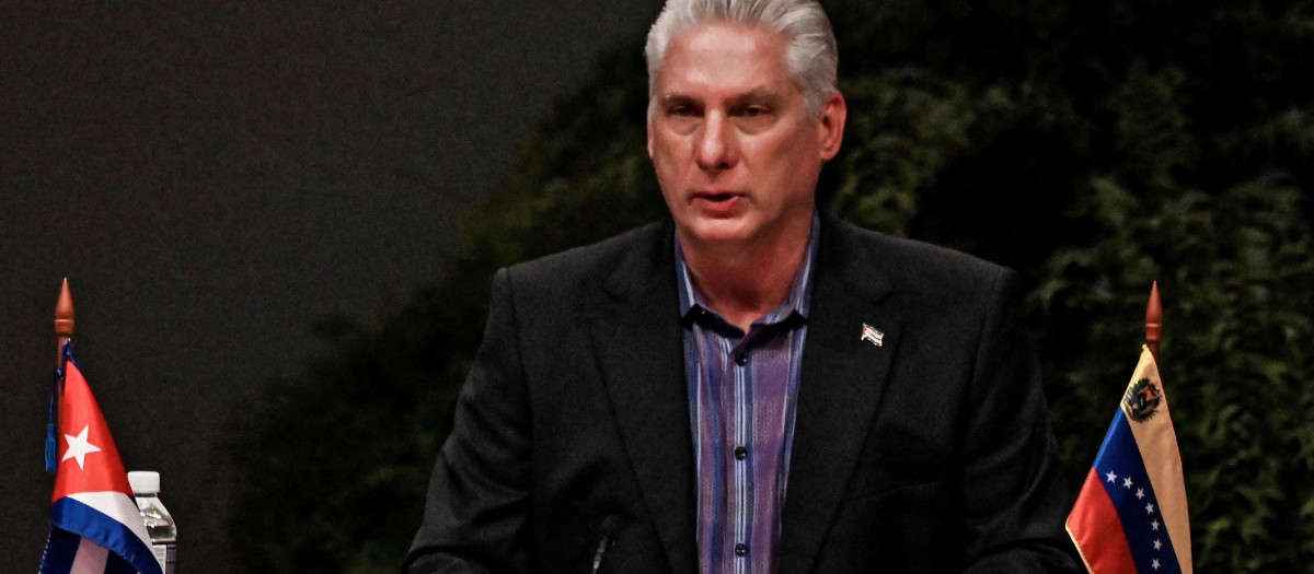 El representante de la dictadura castrista Miguel Diaz-Canel