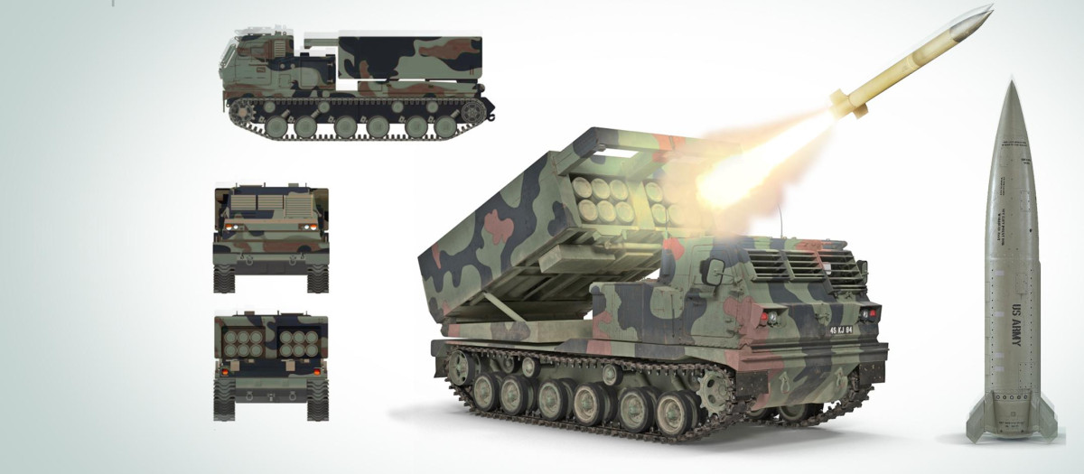 Esquema del funcionamiento básico del lanza misiles MLRS