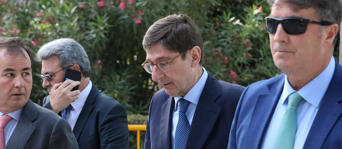 Goirigolzarri a su llegada a la Audiencia Nacional