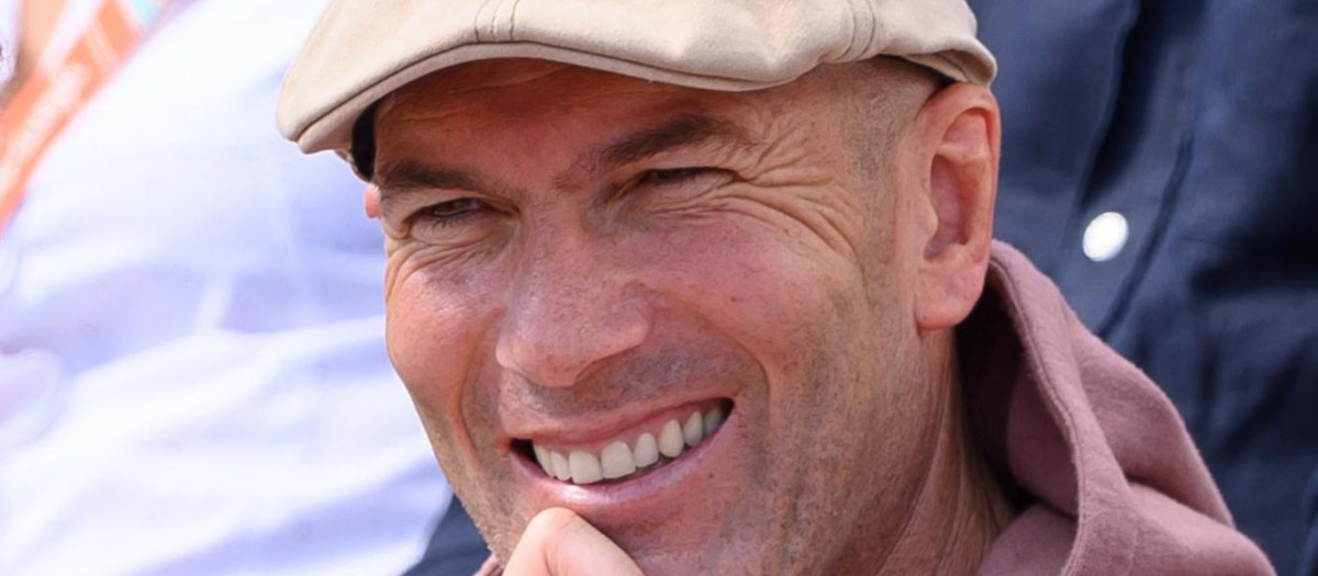 Zinedine Zidane, en Roland Garros