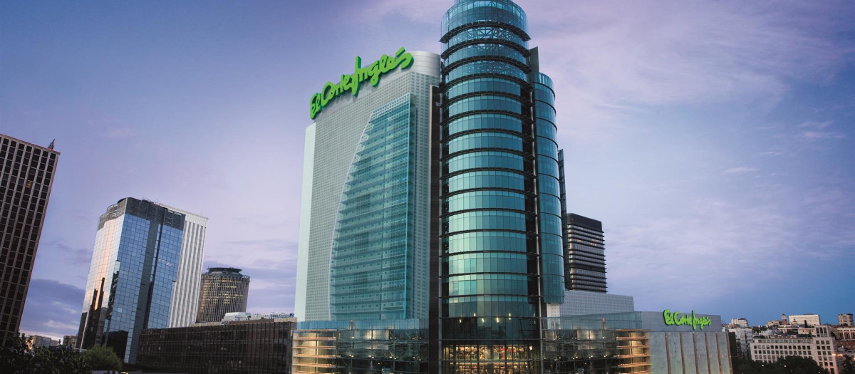 Edificio de El Corte Inglés en La Castellana.