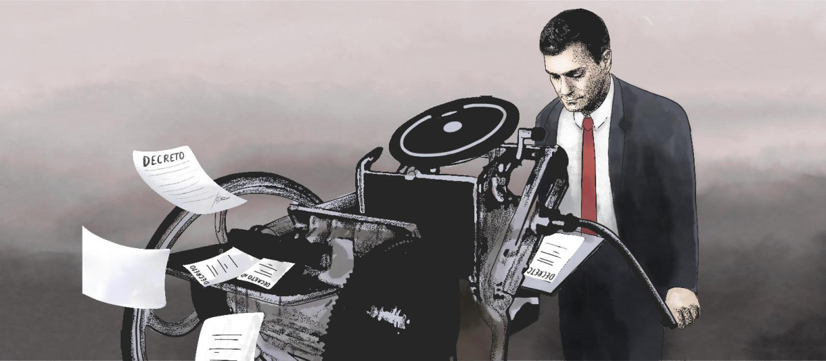 Pedro Sánchez y los decretos