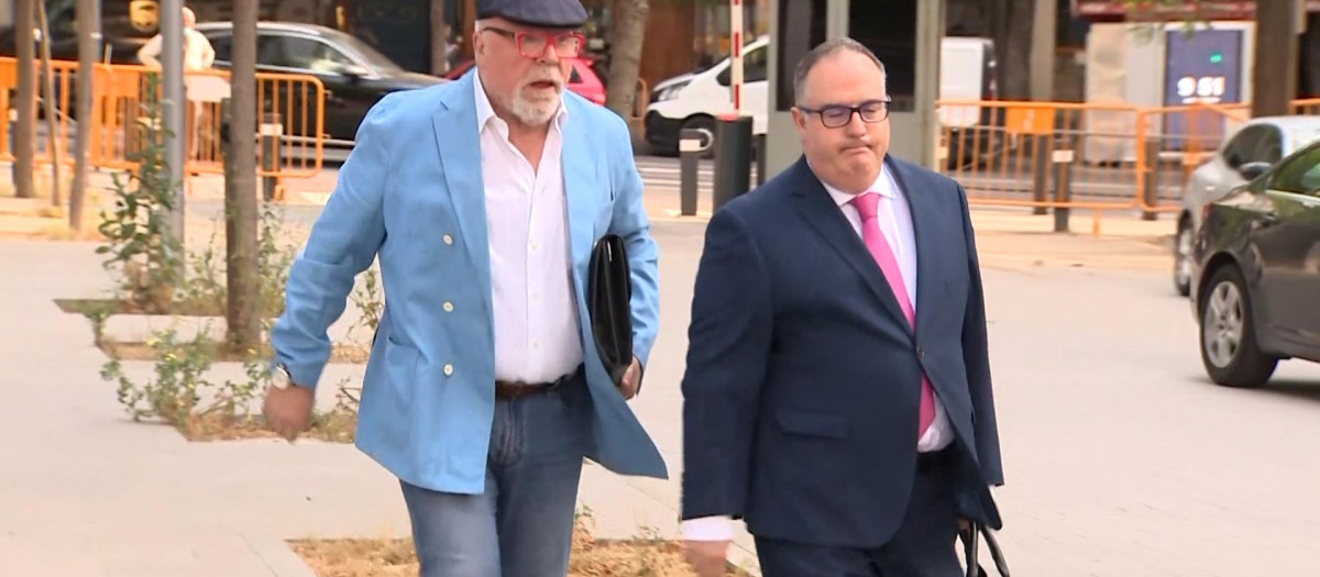 El excomisario José Manuel Villarejo llega a la Audiencia Nacional