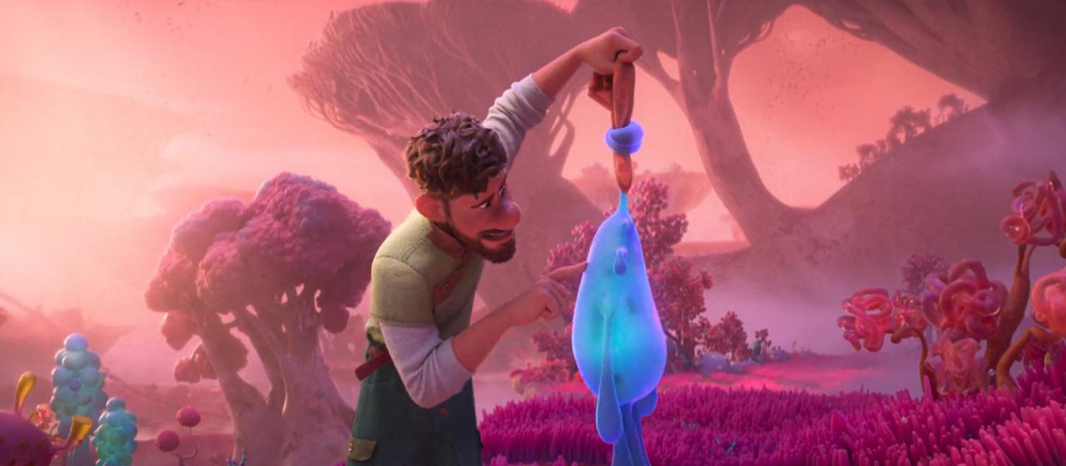 Una imagen del tráiler de Strange World, Un mundo extraño, la nueva película de Disney que se estrenará en noviembre