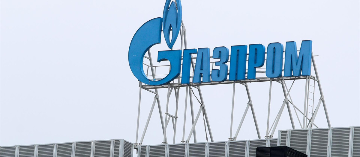 Oficina de Gazprom en San Petersburgo.