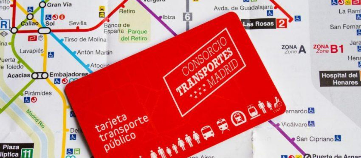 Tarjeta Transporte Público de Madrid