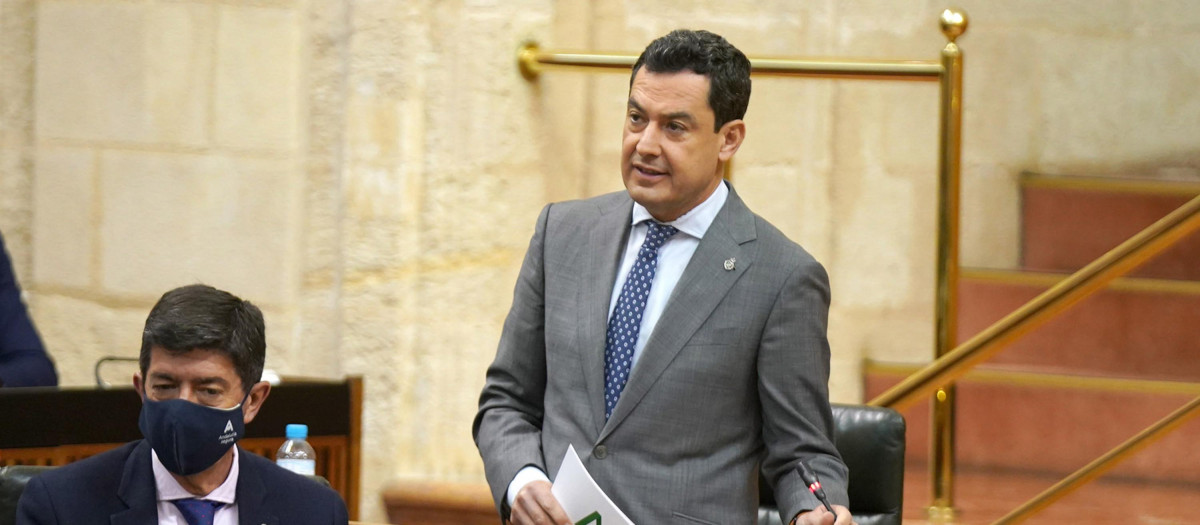 El presidente de la Junta de Andalucía, Juanma Moreno.