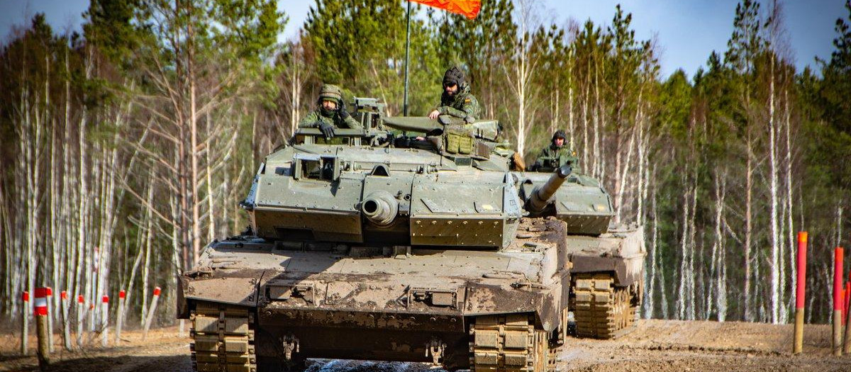 España participa en el contingente OTAN de los países bálticos desde el año 2017