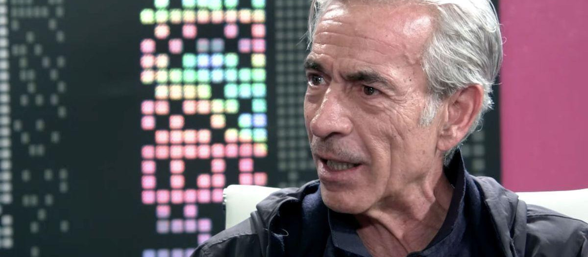 Imanol Arias durante su entrevista en Tele Bilbao