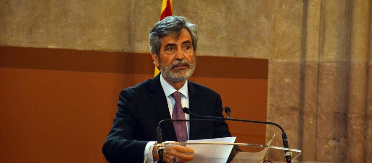 El presidente del Tribunal Supremo (TS) y del Consejo General del Poder Judicial (CGPJ), Carlos Lesmes