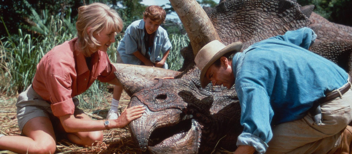 Laura Dern y Sam Neill, dos de los protagonistas de Parque Jurásico