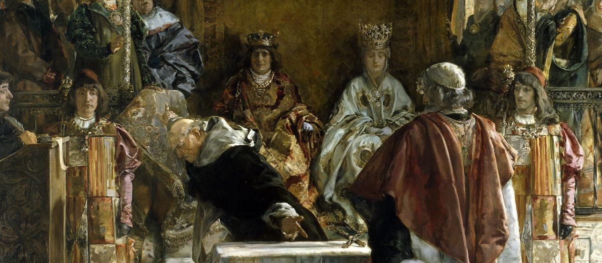 Expulsión de los judíos de España (año 1492), según Emilio Sala (1889)