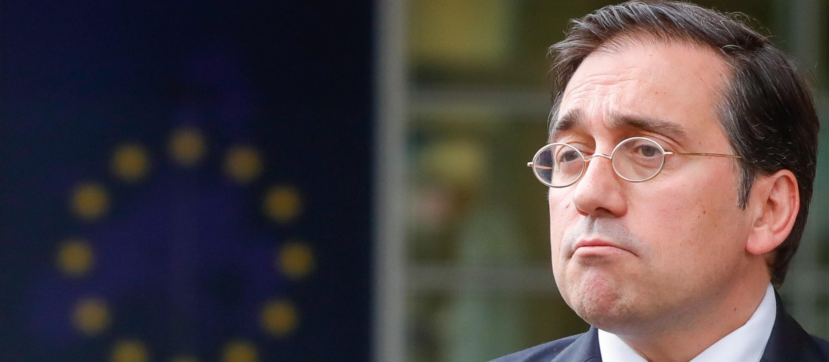 Albares, este viernes en Bruselas