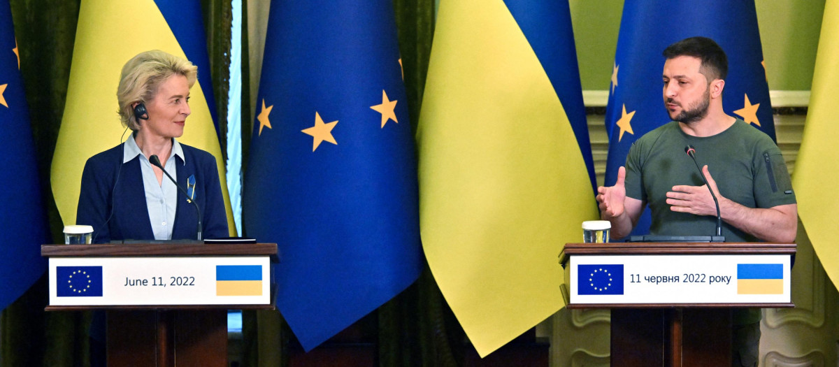 Von der Leyen y Zelenski Ucrania