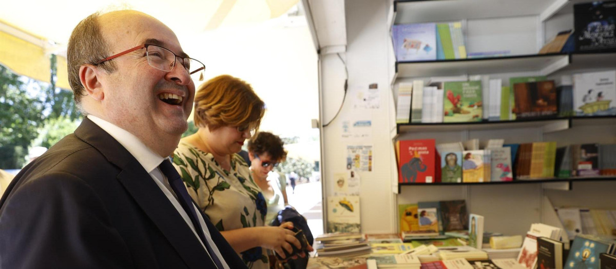 Miquel Iceta en la pasada Feria del Libro