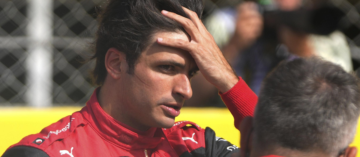 Carlos Sainz, piloto de Ferrari