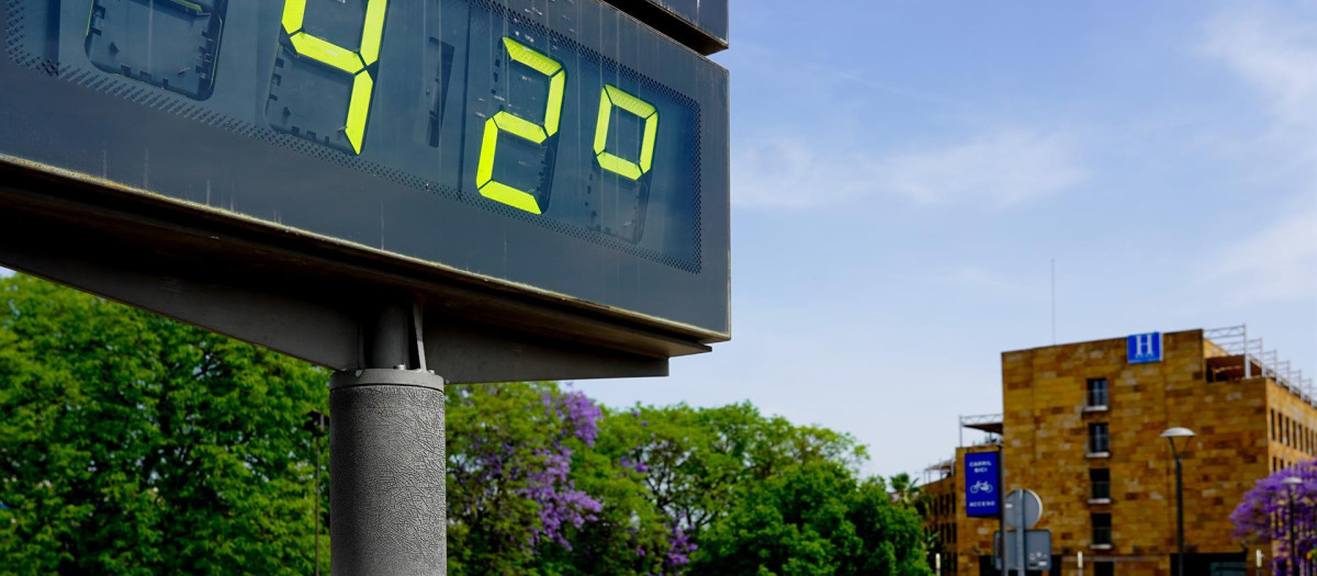 Un termómetro urbano en Sevilla