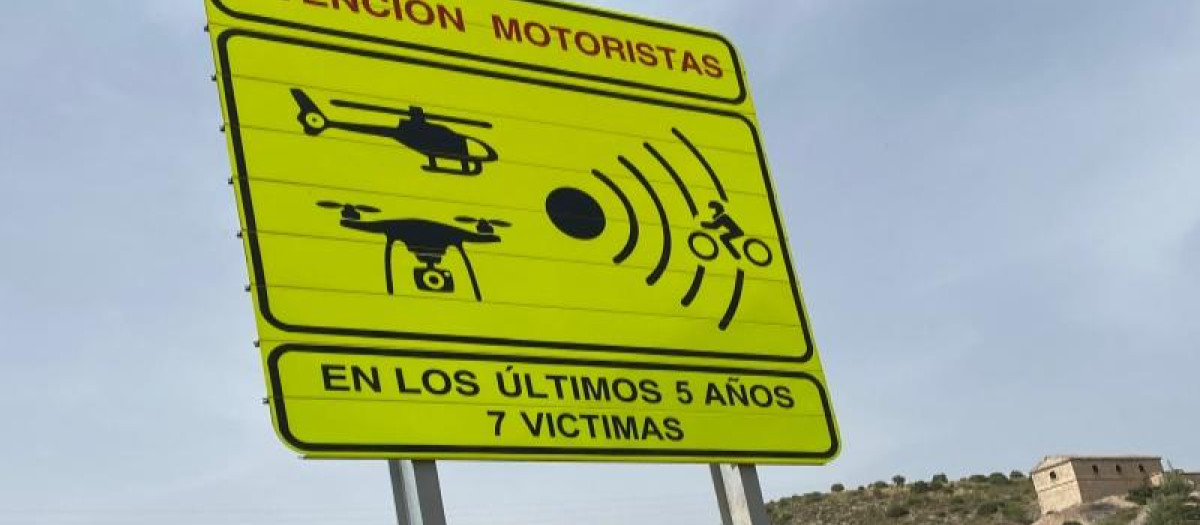 Las nuevas señales se usarán en zonas de elevada siniestralidad