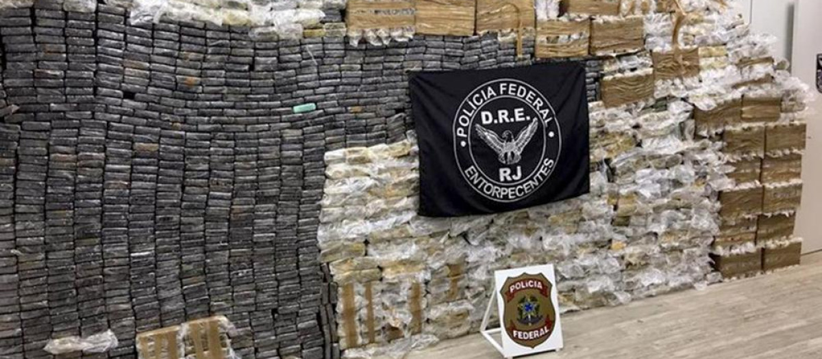 La fiscalía brasileña estima que la mafia de Brasil logra enviar a Europa al menos una tonelada de cocaína al mes