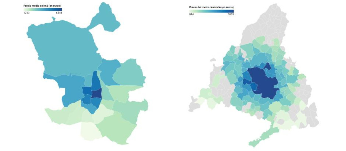 Los distritos de Salamanca y Chamberí son los más caros para comprar vivienda en Madrid
