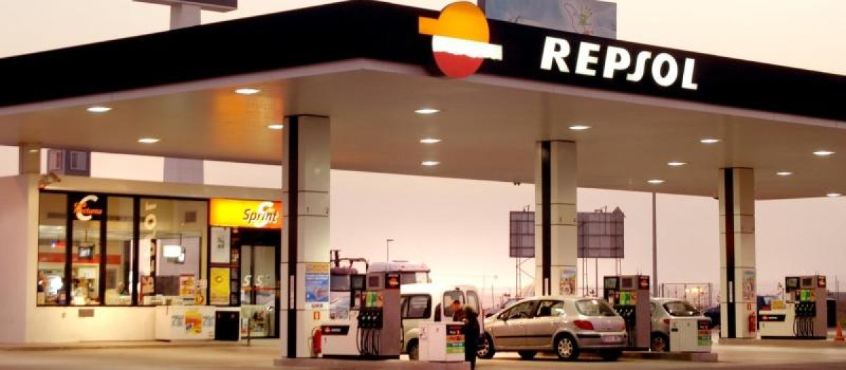 Gasolinera Repsol, una de las grandes distribuidoras en España