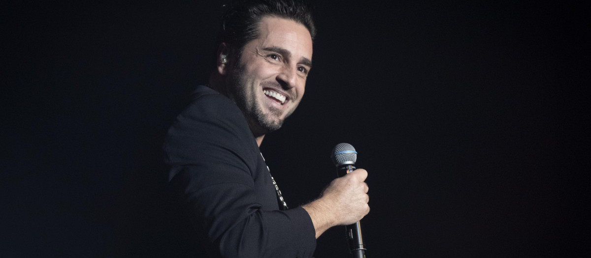 David Bustamante en un concierto en Madrid en febrero de de 2022