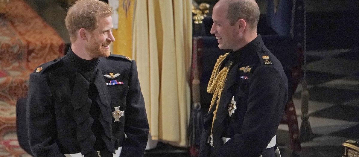 Los Príncipes Guillermo y Harry