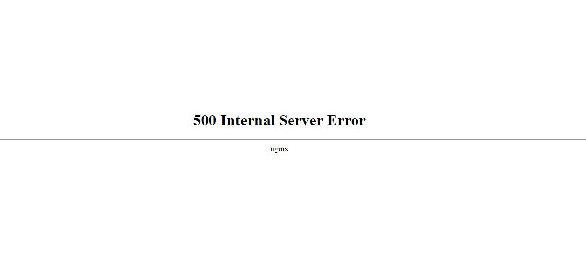 Error 500