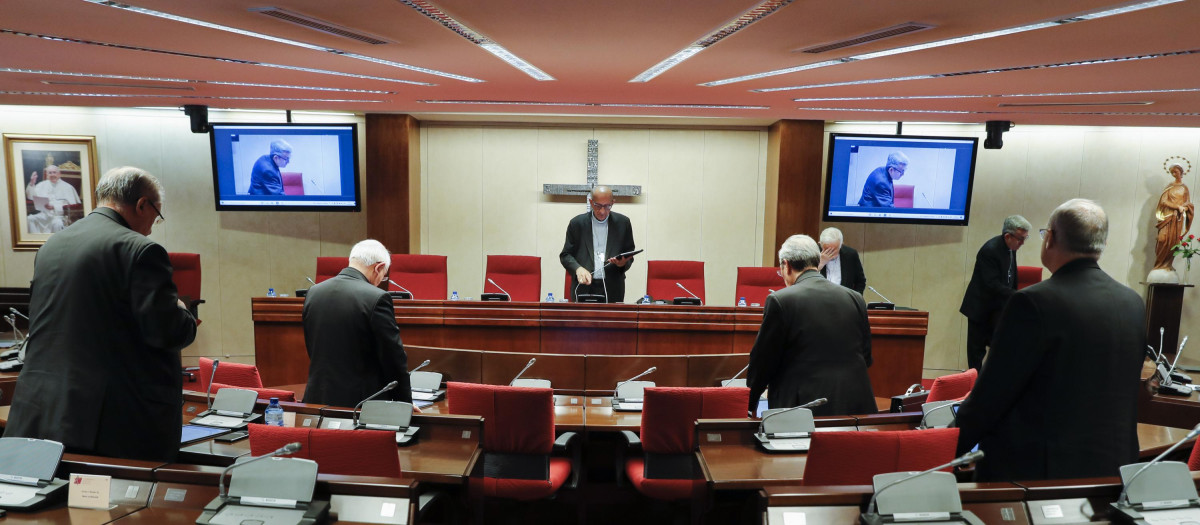 Los obispos españoles reunidos en Comisión Permanente de la Conferencia Episcopal Española