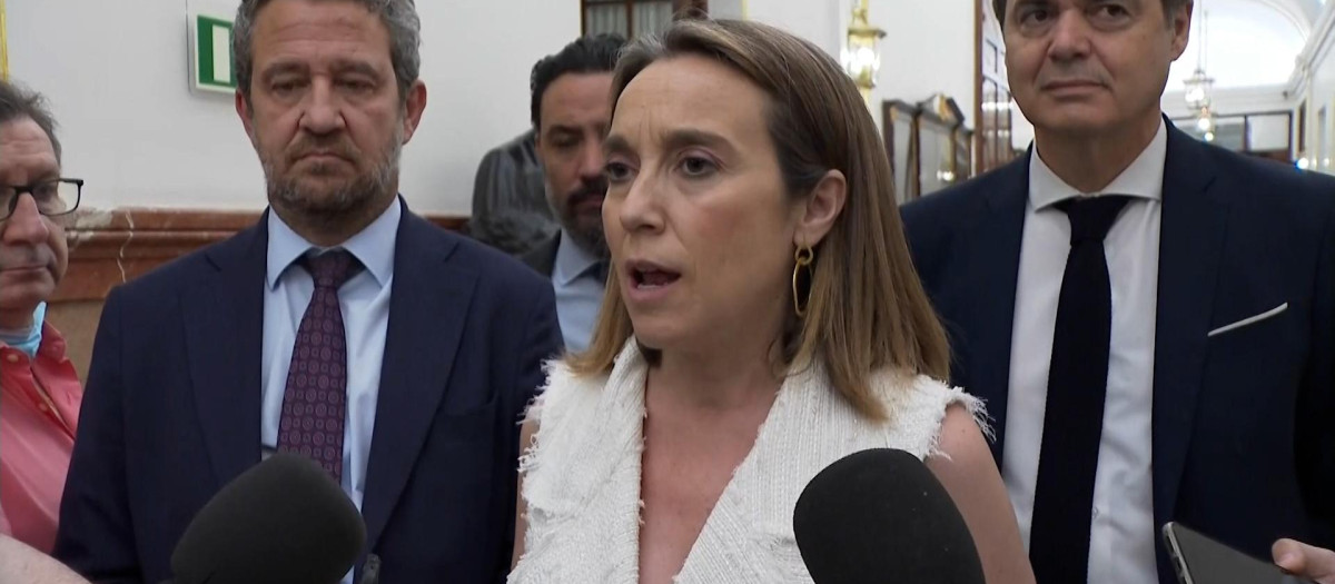 La portavoz del principal partido de la oposición en el Congreso, Cuca Gamarra