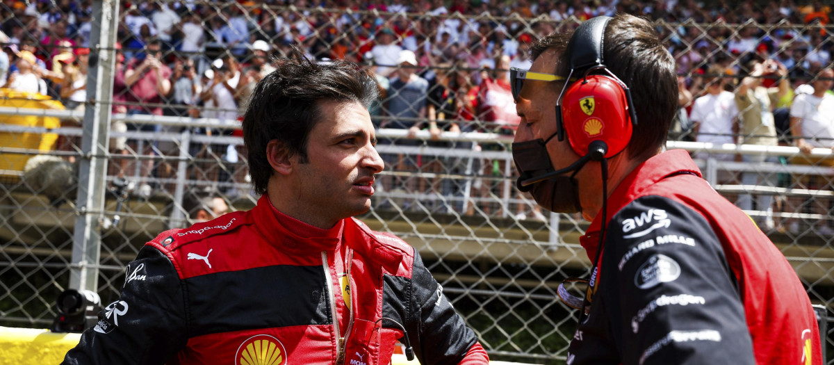 Carlos Sainz, piloto de Ferrari