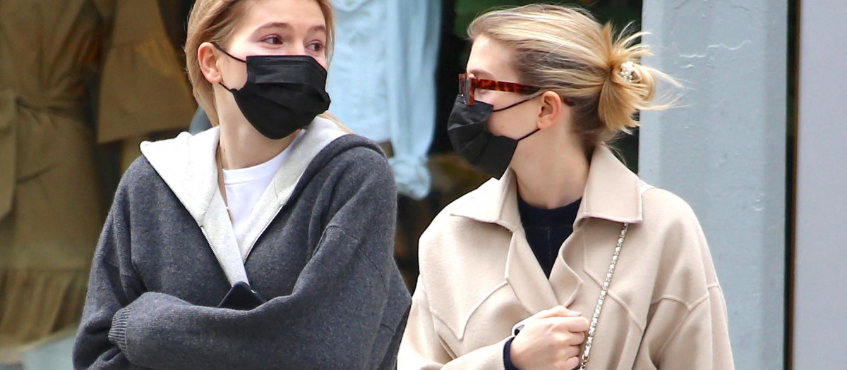 Cristina and Victoria Iglesias in New York City, NY, USA on April 2, 2021.