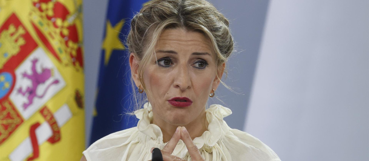 La vicepresidenta segunda del Gobierno y ministra de Trabajo y Economía Social, Yolanda Díaz