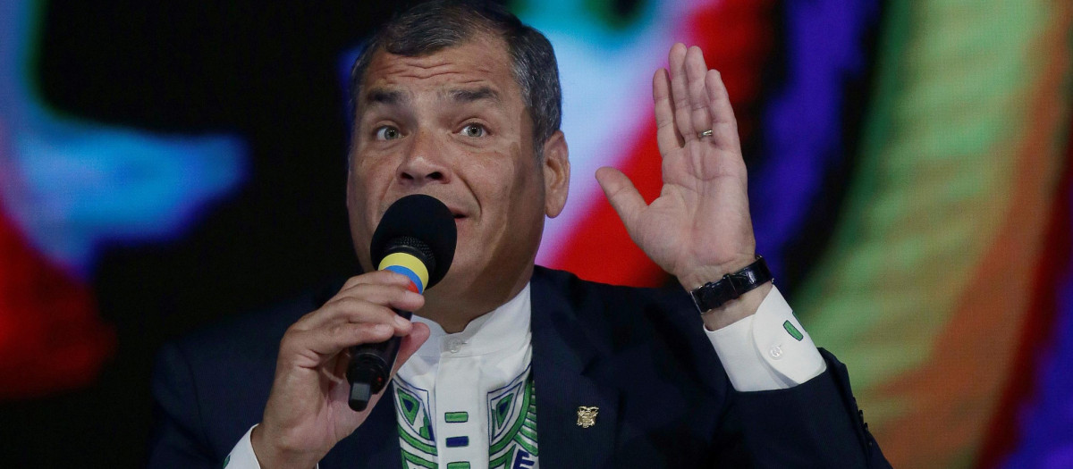 Expresidente ecuatoriano Rafael Correa, actualmente en Bélgica