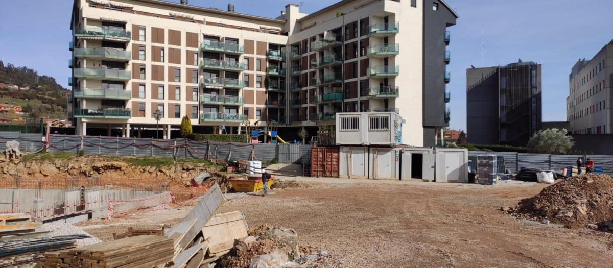 Obra nueva de pisos en Oviedo