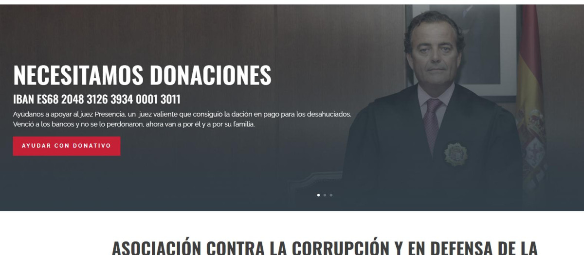 Página web del exmagistrado Fernando Presencia