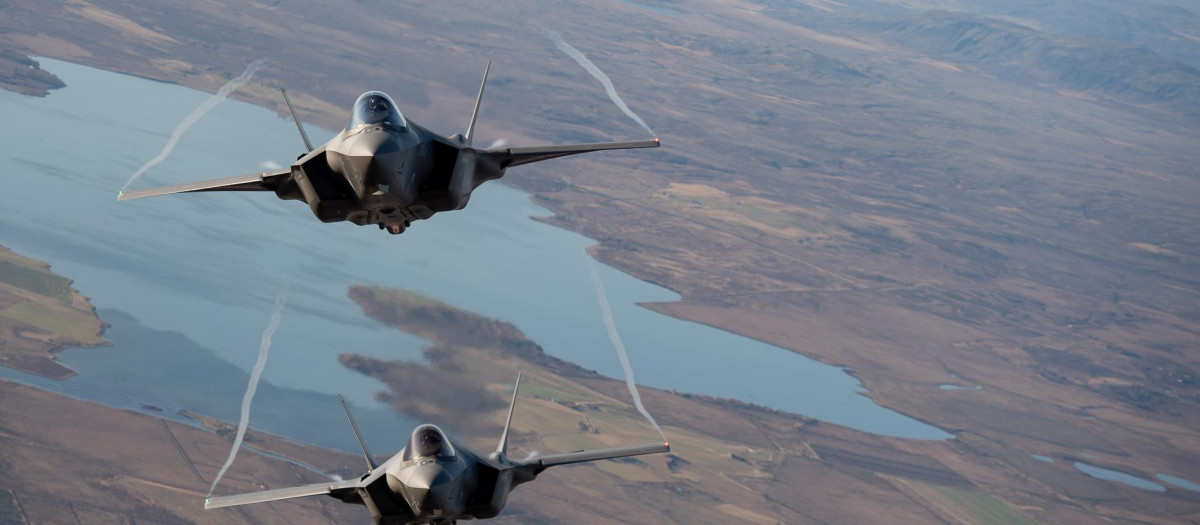 Dos Air Force F35 italianos