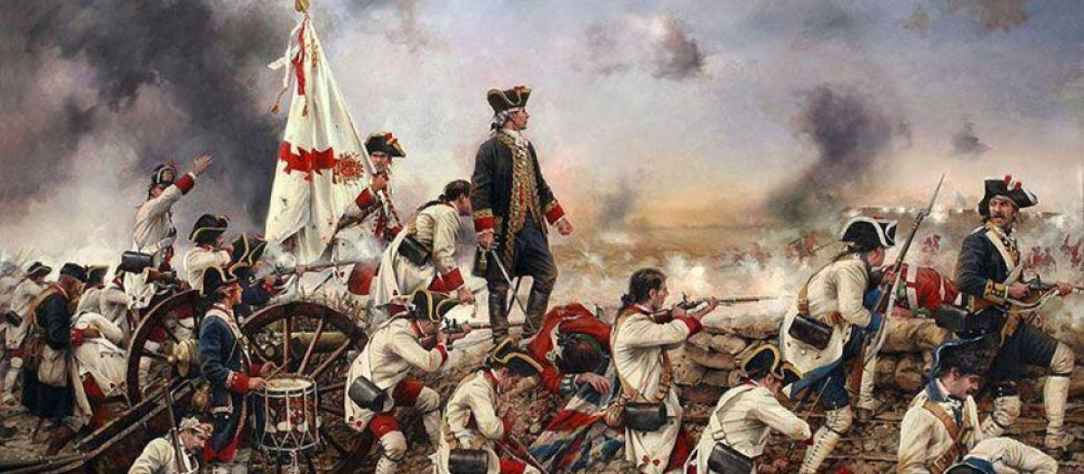 Bernardo de Gálvez fue el brazo militar español en la guerra de Independencia de Estados Unidos. Aquí, en la toma de Pensacola