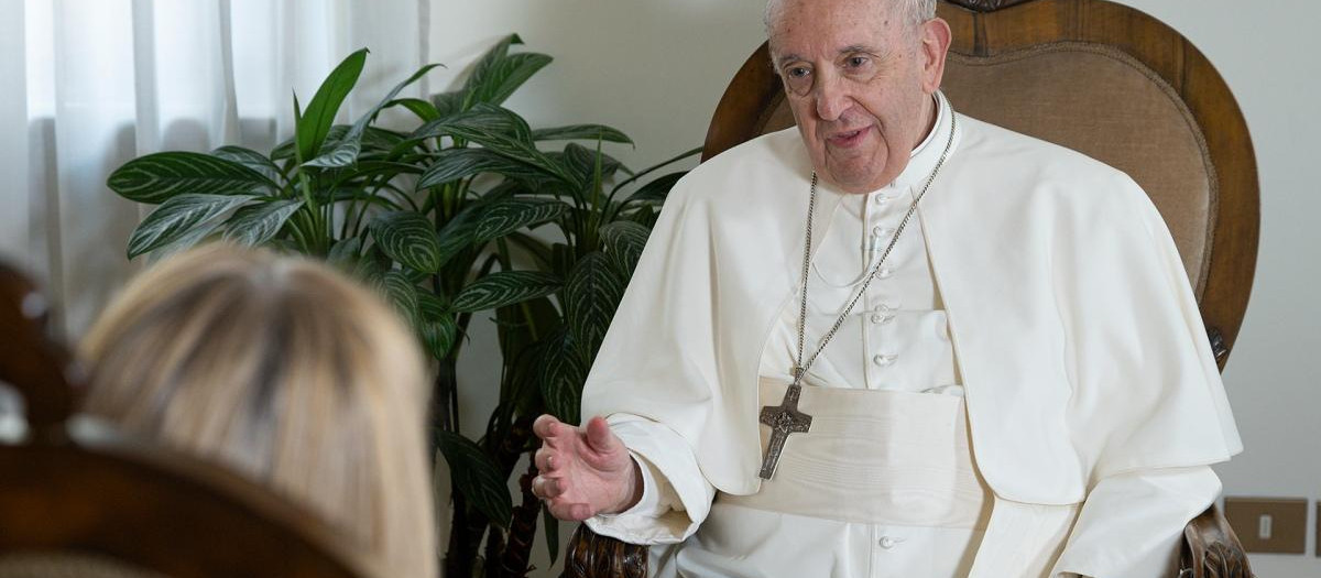 El Papa Francisco, durante la entrevista