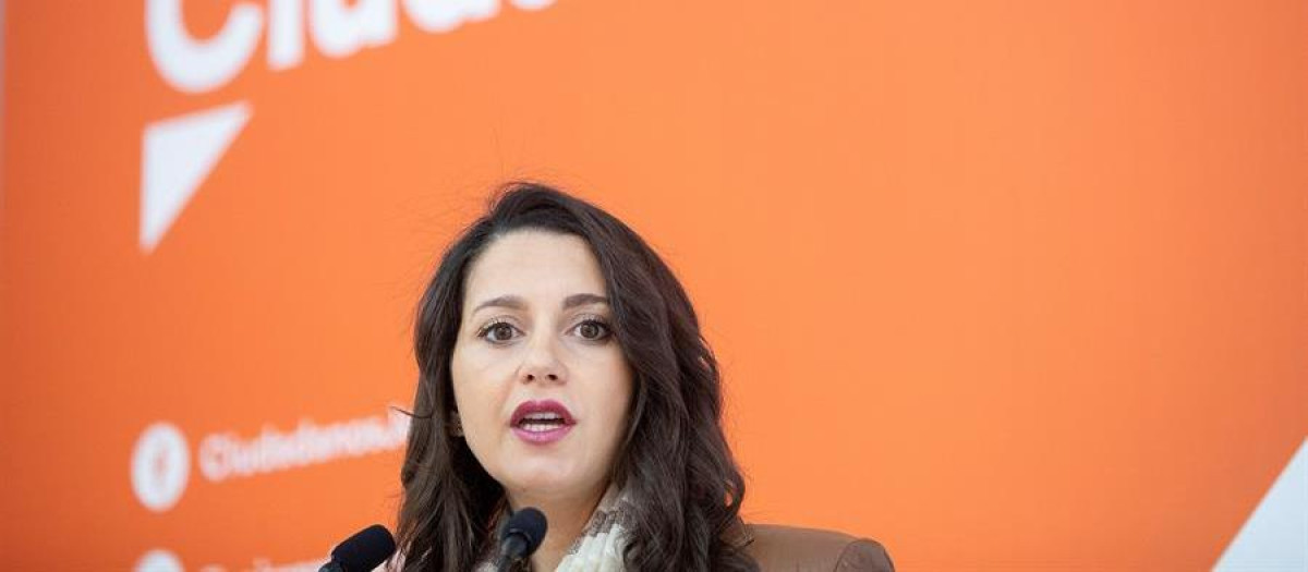 La líder de Ciudadanos, Inés Arrimadas