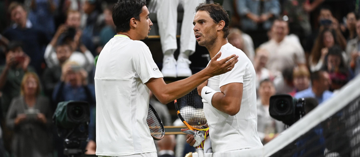 Nadal llama a la red a Sonego para quejarse por los gritos excesivos, a su parecer, del italiano