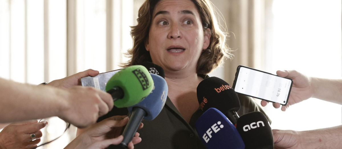 La alcaldesa de Barcelona, Ada Colau